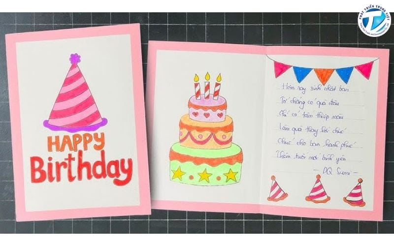 Xu hướng tự làm thiệp sinh nhật